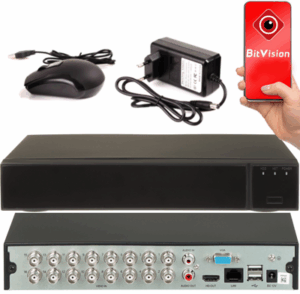 REJESTRATOR BITVISION 16 KANAŁÓW 5W1 (HD-CVI, HD-TVI, CVBS, TCP/IP)